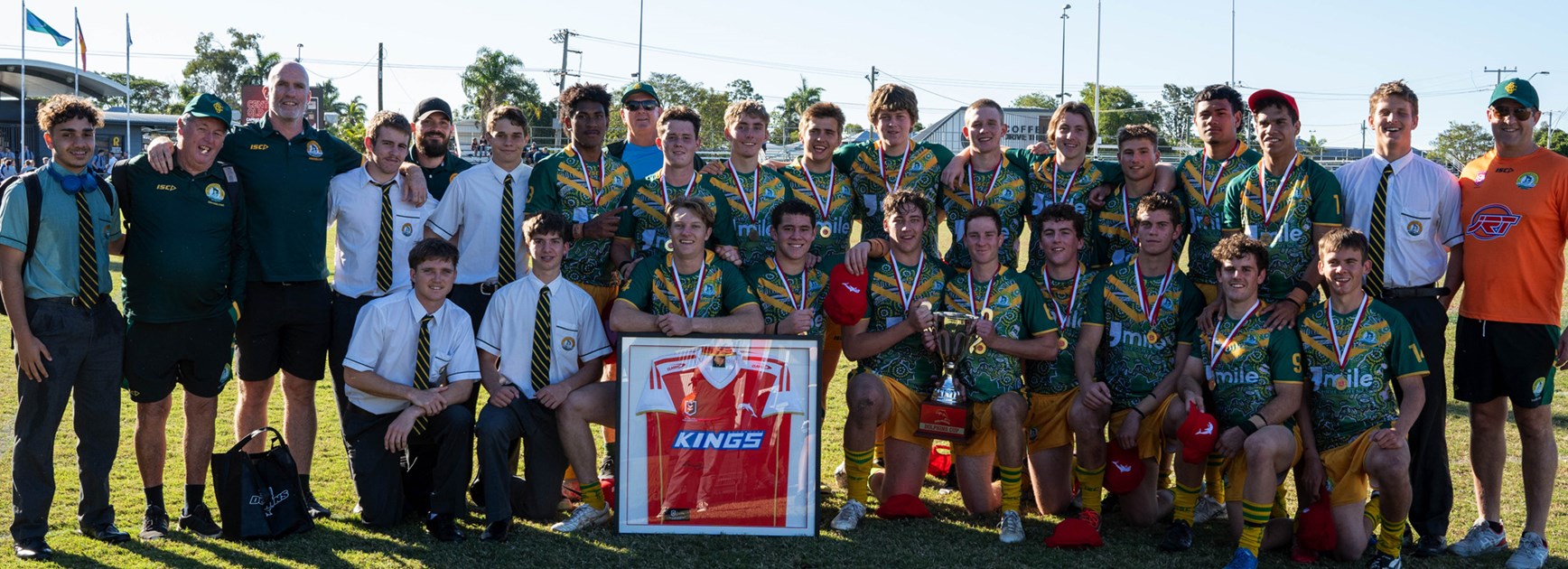 A shot at the Queensland schoolboys state final