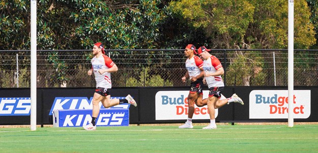 Photos: Day one for returning NRL players