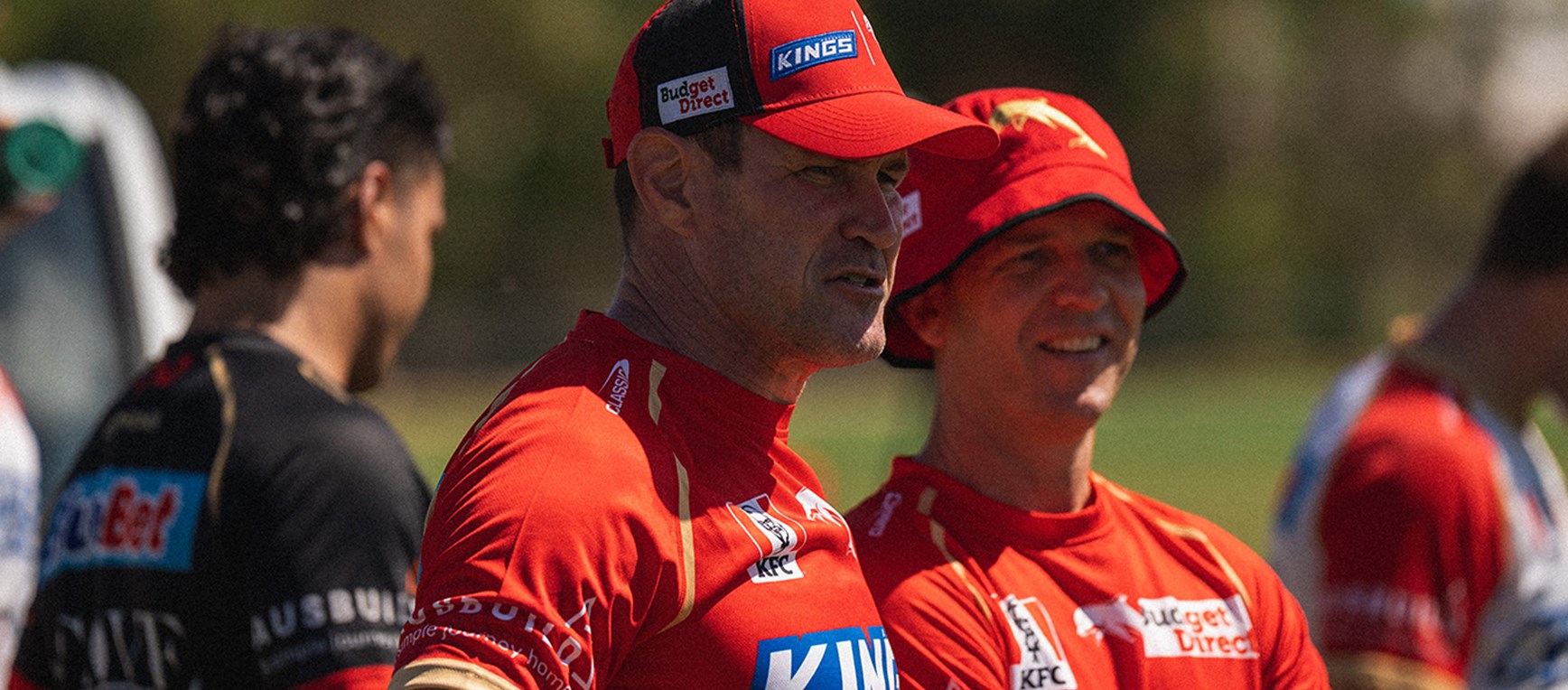 Woolf on field at training