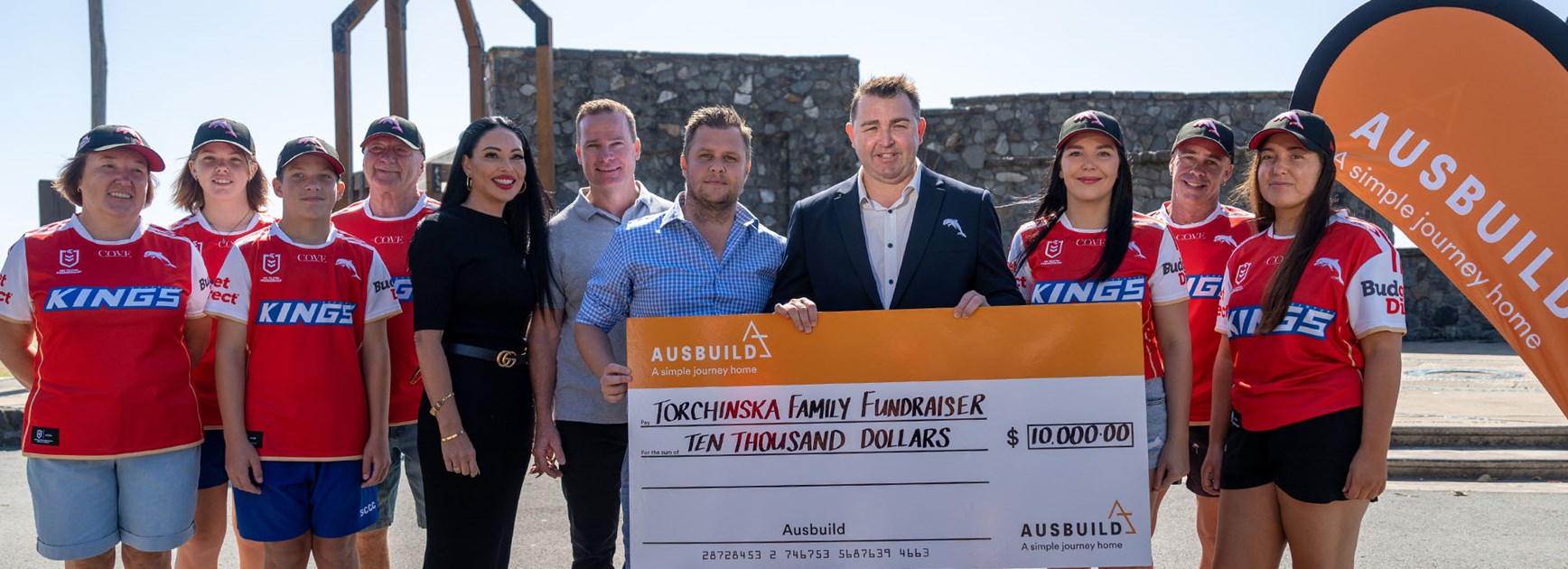 Ausbuild raises $10,000 for Ukrainian family