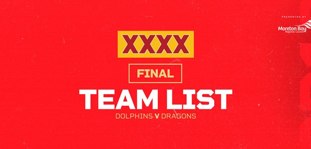 Dolphins line up locked in for Dragons