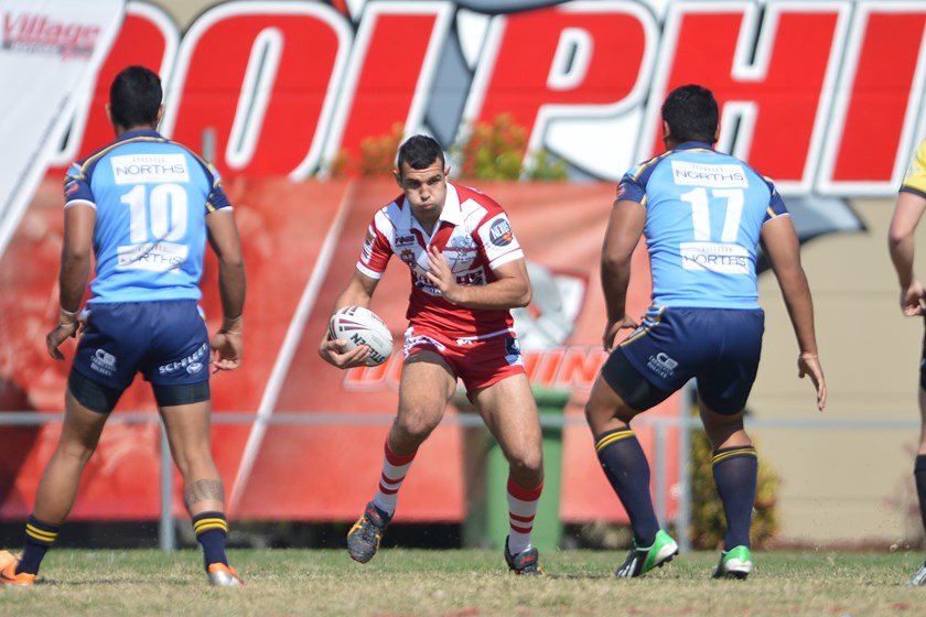 Josh Kerr playing for Redcliffe Dolphins