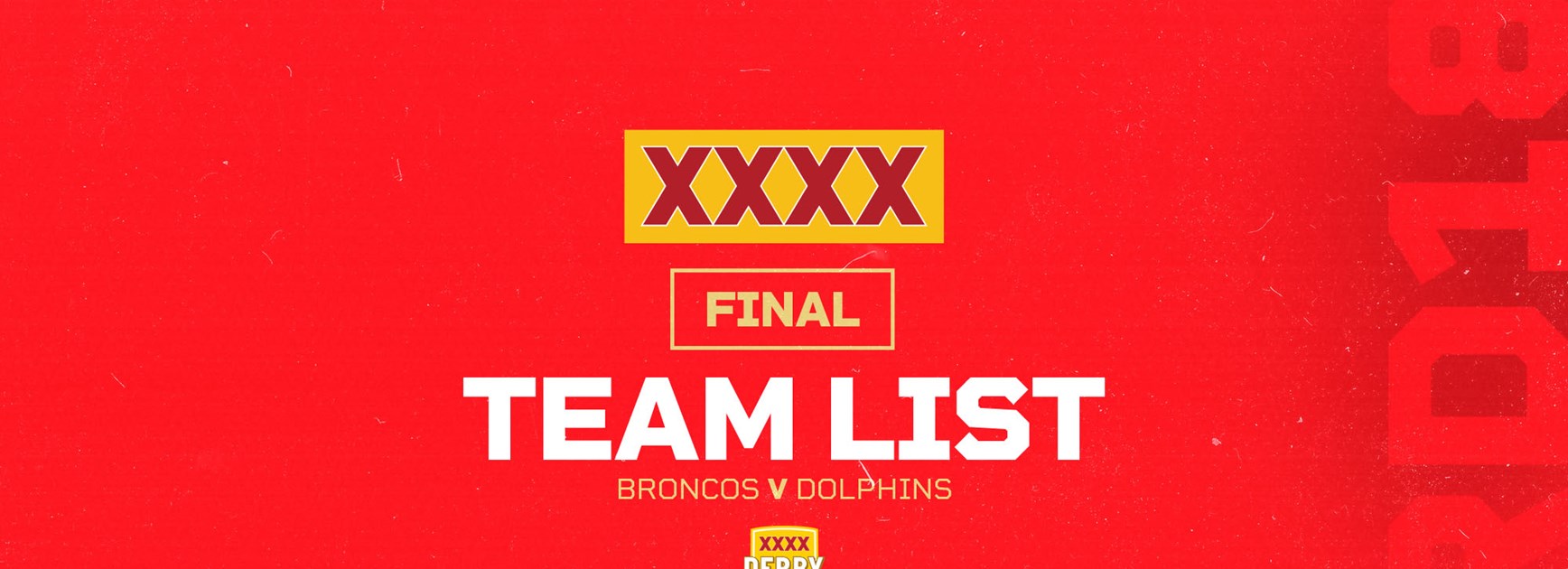 Late changes in Battle for Brisbane
