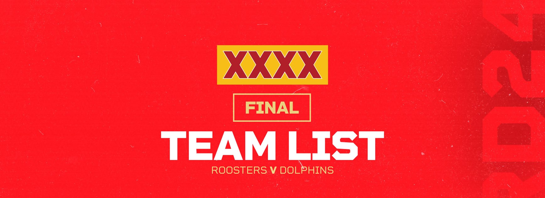 Line up unchanged for Roosters clash