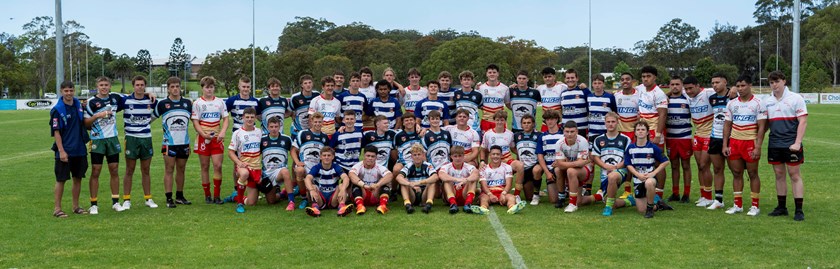Dolphins Academy with the Bulldogs at Coffs Harbour