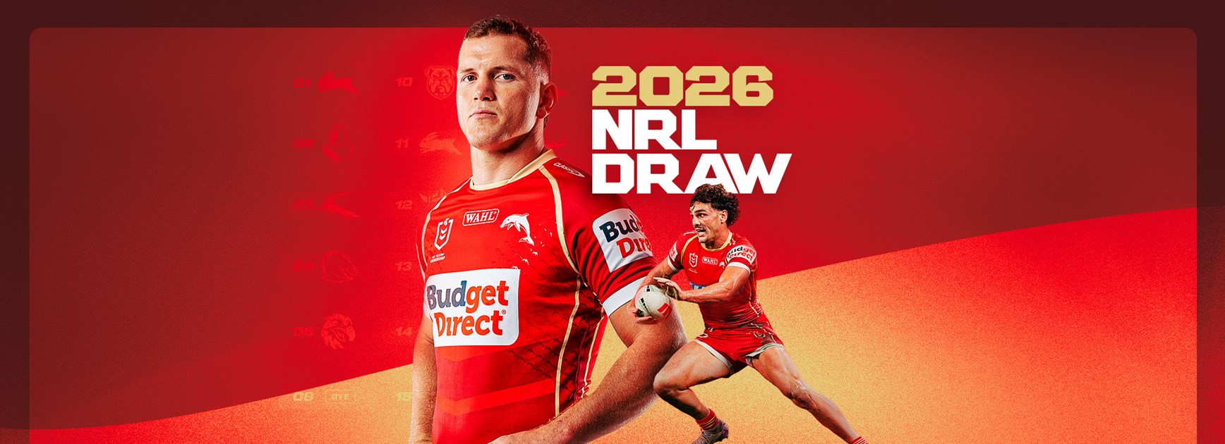 Dolphins 2026 draw released
