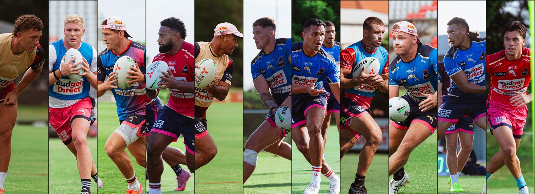 The middle forwards fight