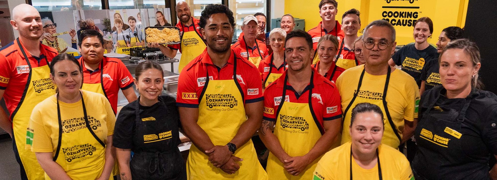 Dolphins and OzHarvest join forces to tackle hunger