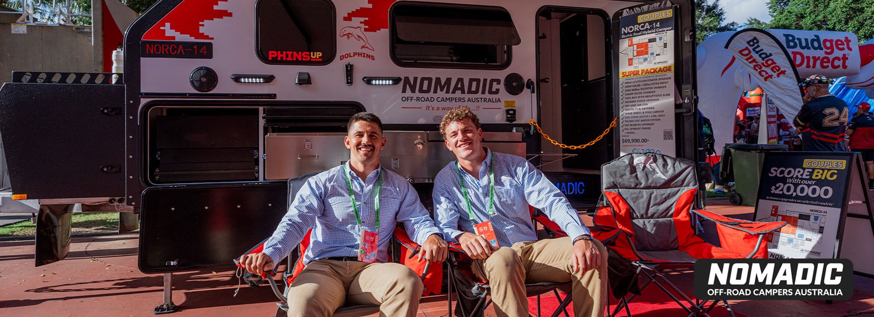 Dolphins hit the road with Nomadic Off-Road Campers partnership