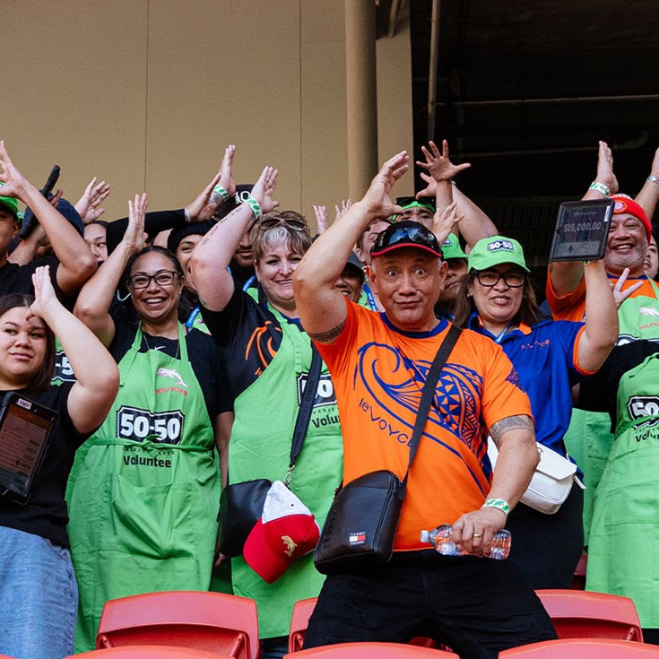 Dolphins and Fans Celebrate $1 Million 50-50 Milestone