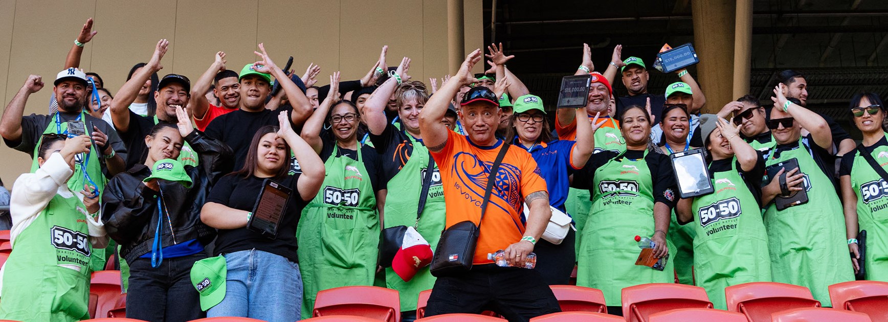 Dolphins and Fans Celebrate $1 Million 50-50 Milestone
