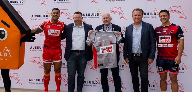 Veterans presented with signed ANZAC Round jersey as Ausbuild and Dolphins extend partnership to 2029
