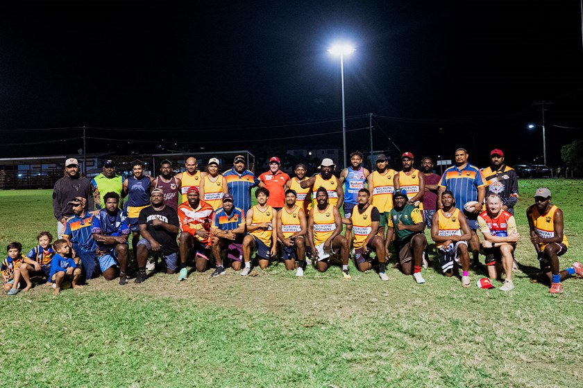 Ngurpay Brothers and Knights clubs training session