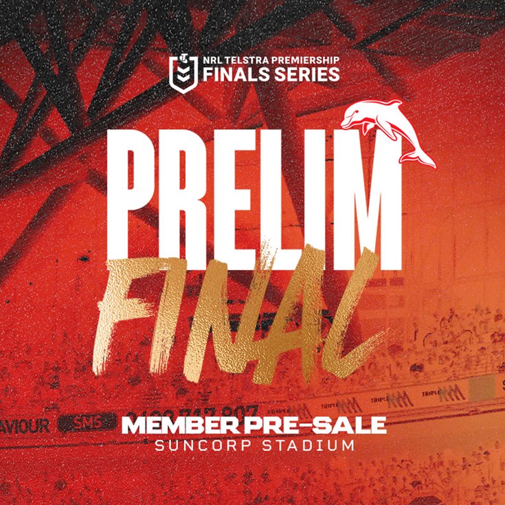 Preliminary Final Member Pre-Sale Now Open